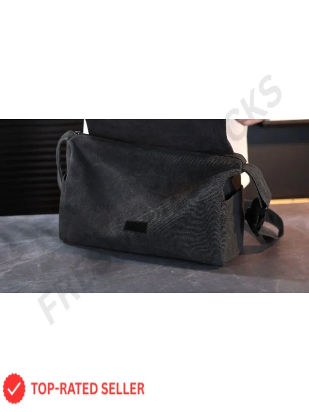 Canvas Messenger Bag for Men Crossbody Laptop Bag Vintage Shoulder Bag